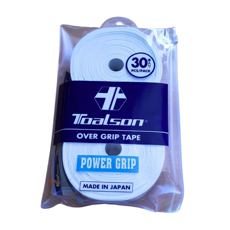 Overgrips Power Grip Zipper 30 pcs (white)