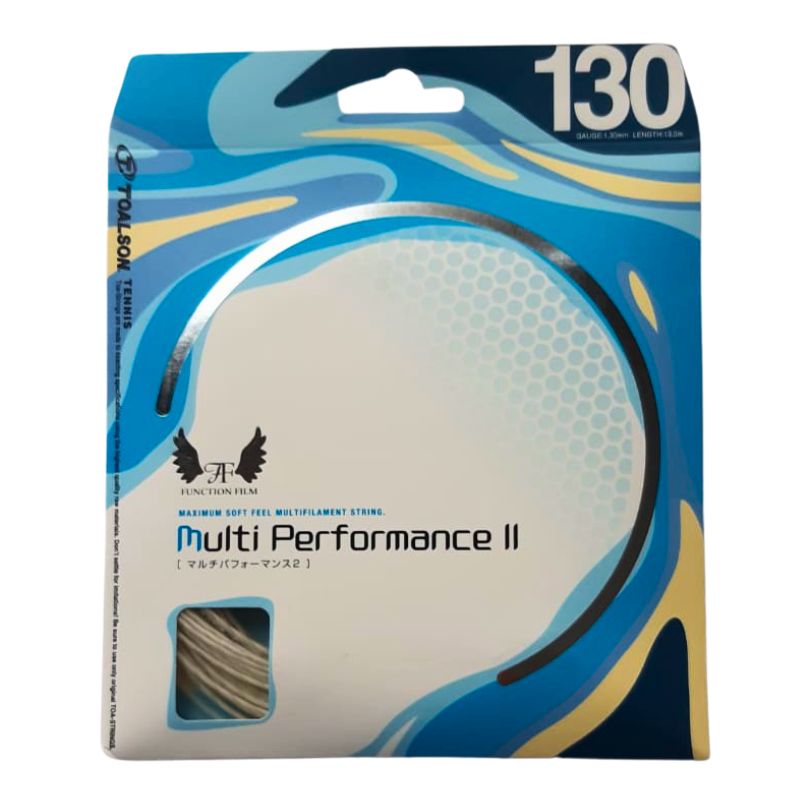 Tennis String Multi Performance 1,25-1,30mm - 12,2m String Set (white, 125)