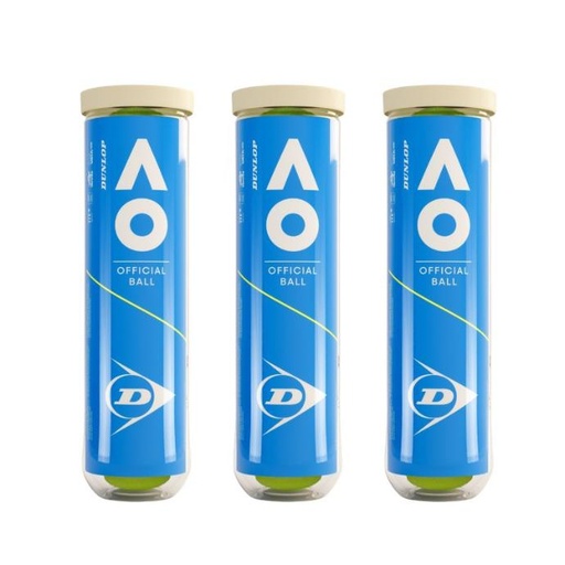 Tennis Balls Dunlop Australian Open 3x 4 pcs can